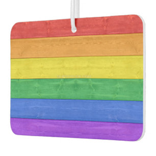 SlipperyJoe's classic rainbow tactile handcrafted Air Freshener