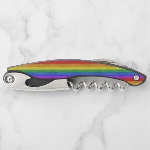 SlipperyJoe's classic rainbow tactile handcrafted  Corkscrew
