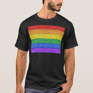 SlipperyJoe's classic rainbow tactile handcrafted  T-Shirt