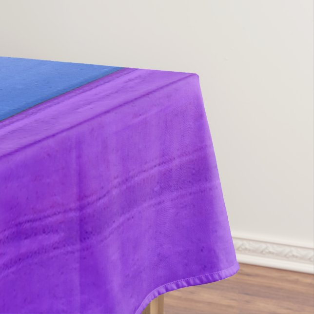 SlipperyJoe's classic rainbow tactile handcrafted  Tablecloth (In Situ)