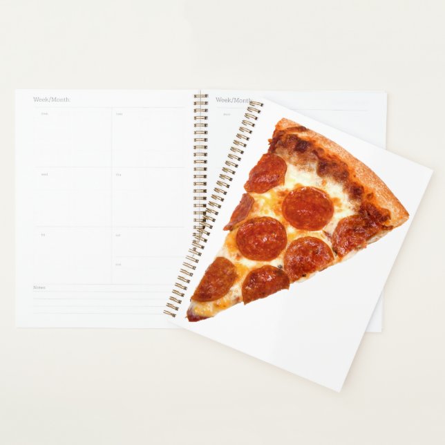 SlipperyJoe's classique pepperoni pizza tranche fo (Devant avec enveloppe)