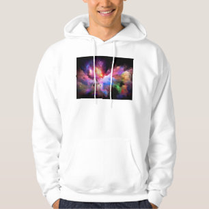 SlipperyJoe's cloud artwork abstract vibrant surre Hoodie