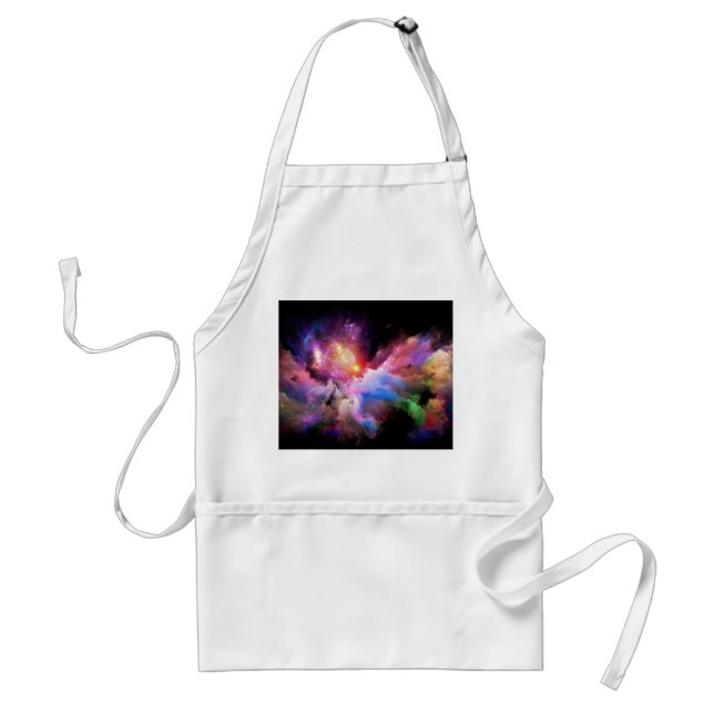SlipperyJoe's cloud artwork abstract vibrant surre Standard Apron (Front)