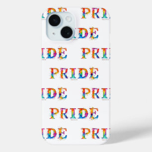 SlipperyJoe's colourful creative Pride-themed text iPhone 15 Case
