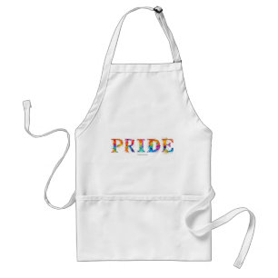 SlipperyJoe's colourful creative Pride-themed text Standard Apron