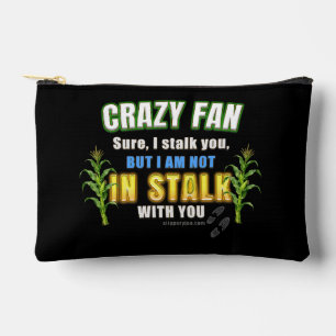 SlipperyJoe's corn stalks follow someone crazy fan Accessory Pouch