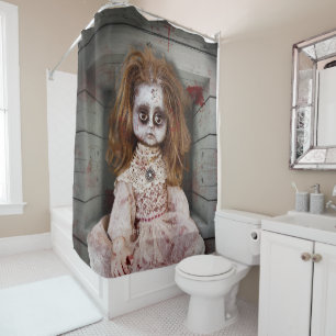 SlipperyJoe's creepy doll pale face creepy blood d
