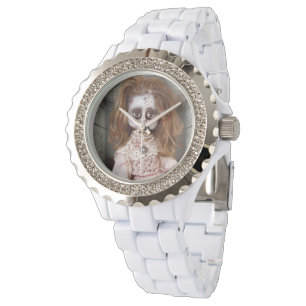 SlipperyJoe's creepy doll pale face creepy blood d Watch