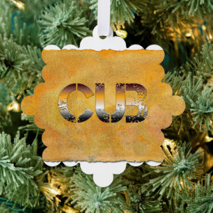 SlipperyJoe's cub bear culturally rooted LGBTQIA a Ornament Card