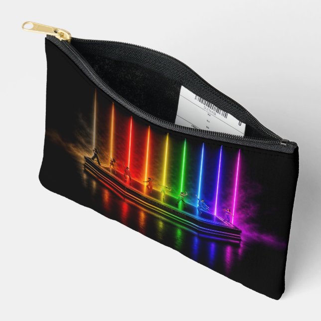 SlipperyJoe's dance performance celebrating Pride  Accessory Pouch (Open)