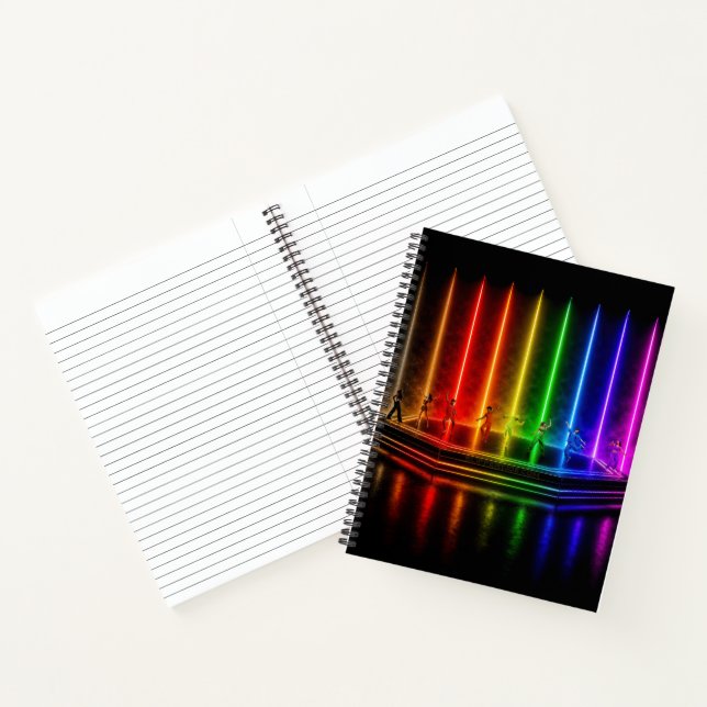 SlipperyJoe's dance performance celebrating Pride  Notebook (Inside)