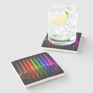 SlipperyJoe's dance performance celebrating Pride Stone Coaster