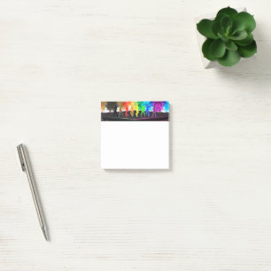 SlipperyJoe's Dancing Pride Shadows gay gifts arti Post-it Notes