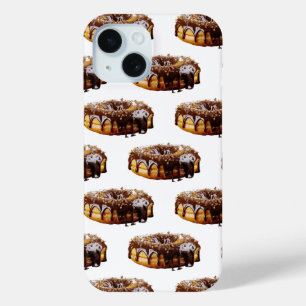 SlipperyJoe's decadent donut covered thick glossy  iPhone 15 Case