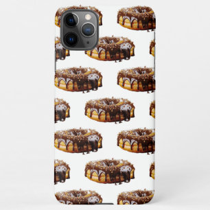SlipperyJoe's decadent donut covered thick glossy  iPhone 11Pro Max Case