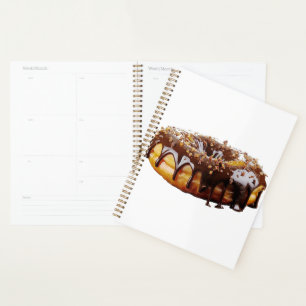 SlipperyJoe's decadent donut covered thick glossy Planner