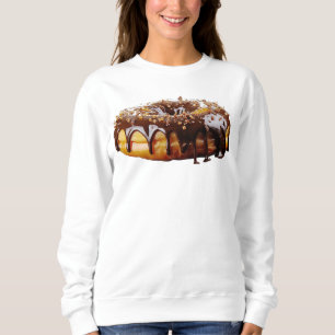 SlipperyJoe's decadent donut covered thick glossy Sweatshirt