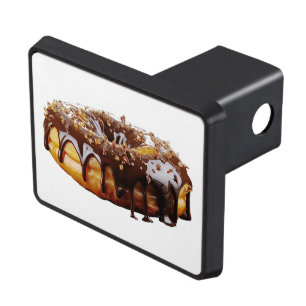 SlipperyJoe's decadent donut covered thick glossy  Trailer Hitch Cover