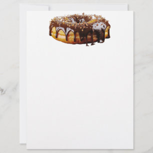 SlipperyJoe's decadent doughnut covered thick glos Letterhead