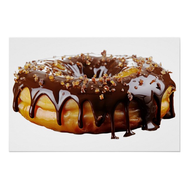 SlipperyJoe's decadent doughnut covered thick glos Poster (Front)