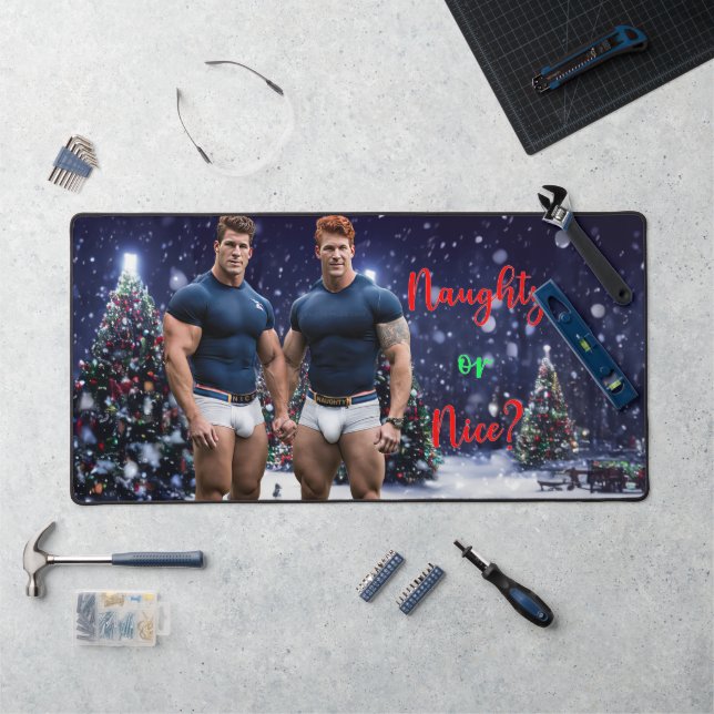 SlipperyJoe's décoré enneigé de Noël tre (Poste de travail)