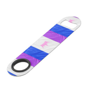 SlipperyJoe's drag culture pride flag purple spiri Bar Key
