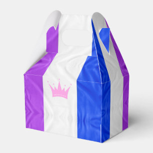 SlipperyJoe's drag culture pride flag purple spiri Favor Box