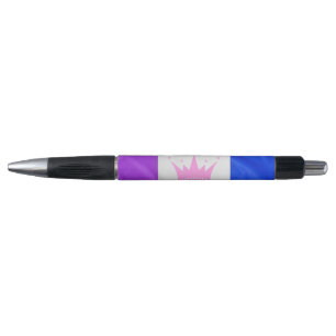 SlipperyJoe's drag culture pride flag purple spiri Pen