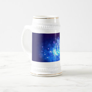 SlipperyJoe's electric thrill New Year’s Eve clock Beer Stein