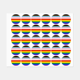 SlipperyJoe's Eleven Stripe Pride Flag blends Phil