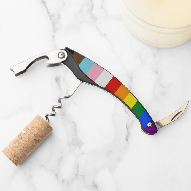 SlipperyJoe's Eleven Stripe Pride Flag blends Phil Corkscrew (Front)