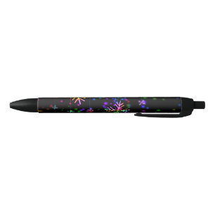 SlipperyJoe's festive lively Christmas atmosphere Black Ink Pen