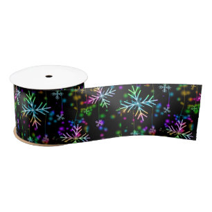 SlipperyJoe's festive lively Christmas atmosphere Satin Ribbon