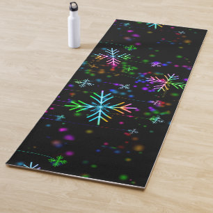 SlipperyJoe's festive lively Christmas atmosphere Yoga Mat