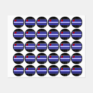 SlipperyJoe's Gay Leather Pride flag black royal b