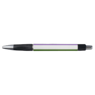 SlipperyJoe's genderqueer pride flag lavender blen Pen