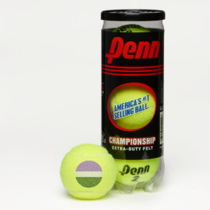 SlipperyJoe's genderqueer pride flag lavender blen Tennis Balls
