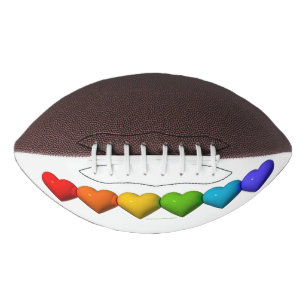 SlipperyJoe's glossy 3D heart shapes glyphs create Football