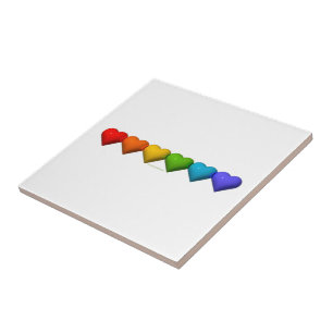 SlipperyJoe's glossy 3D heart shapes glyphs create Tile