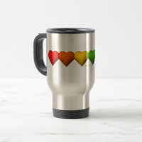 SlipperyJoe's glossy 3D heart shapes glyphs create