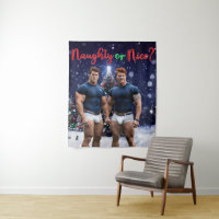 SlipperyJoe's glowing Christmas trees two muscular
