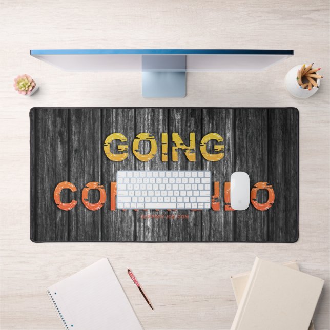 SlipperyJoe's going commando dive-bar energy grit  Desk Mat (Office 1)
