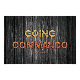 SlipperyJoe's going commando dive-bar energy grit Poster