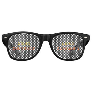 SlipperyJoe's going commando dive-bar energy grit  Retro Sunglasses