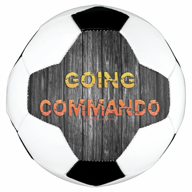 SlipperyJoe's going commando dive-bar energy grit  Soccer Ball (Front)