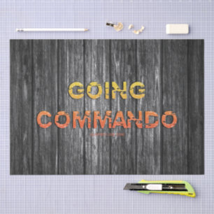 SlipperyJoe's going commando dive-bar energy grit Tissue Paper