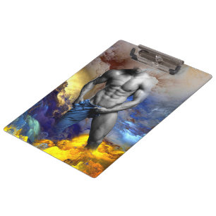 SlipperyJoe's grayscale muscular man physique yell Clipboard