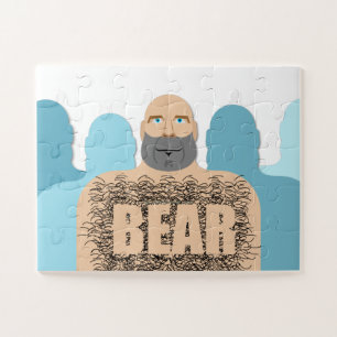 SlipperyJoe's hairy body bear body man unshaven ca Jigsaw Puzzle