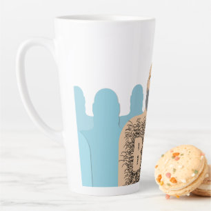 SlipperyJoe's hairy body bear body man unshaven ca Latte Mug