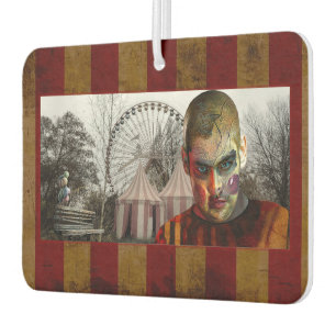SlipperyJoe's Halloween creepy man doll surreal ca Air Freshener